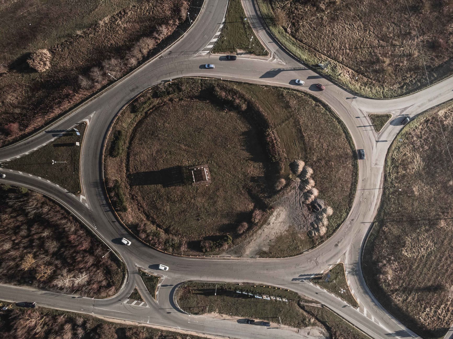 A Cork roundabout seen from above, the one feature that fails more driving tests than any other
